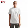 relaxed clothes men no name brand t-shirts youth striped Tee