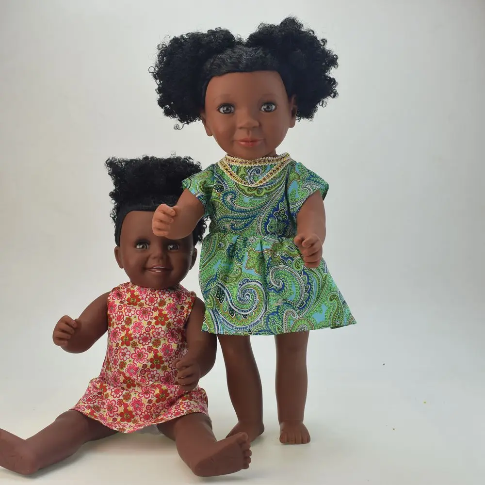 Custom Lifelike African American Sweet Girl Black Fashion Dolls For ...