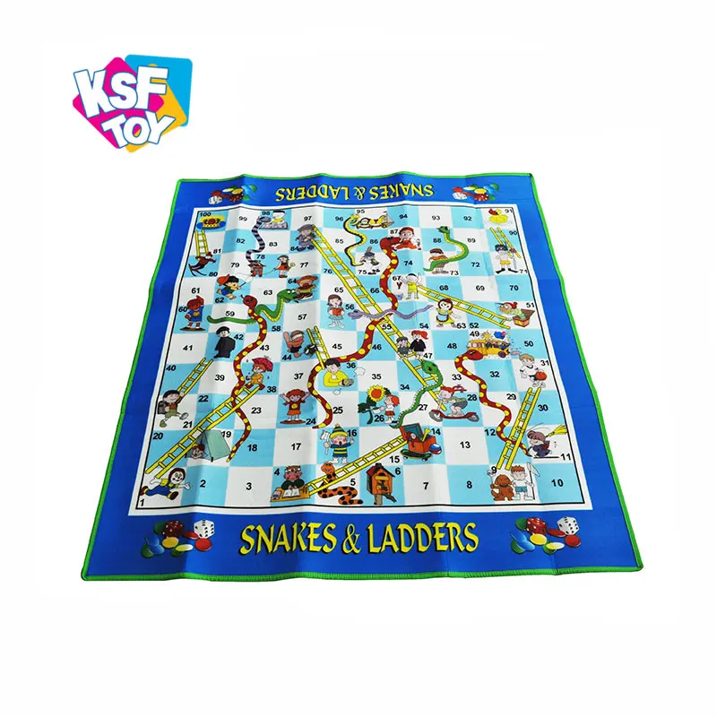 Educational Toy Floor Giant Play Mats Snakes And Ladders Carpet
