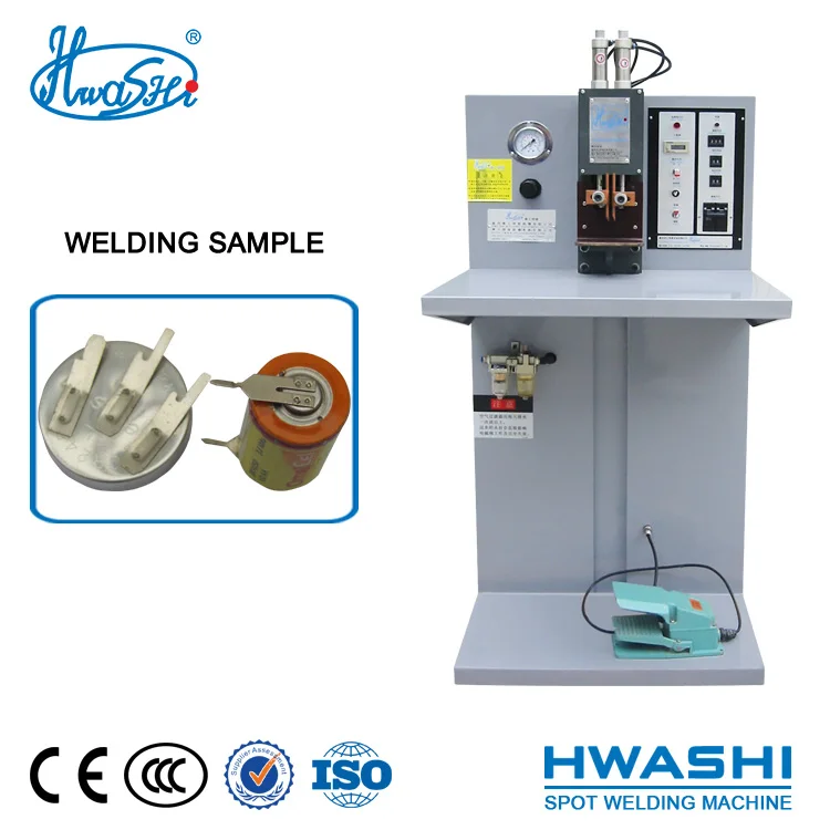 
Hwashi 18650 Battery Tab Spot Welding Machine Dual Heads Spot Welder 