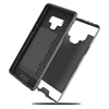 2 in1 Wire drawing Rubber PC and TPU Case for Samsung galaxy Note 9 with card slot