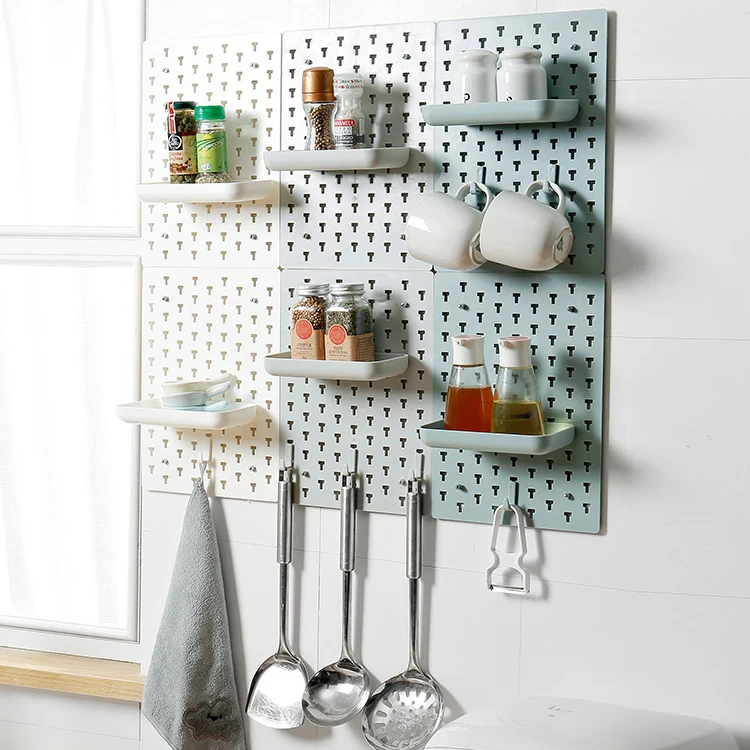 
high quality DIY plastic wall-mounted storage rack 