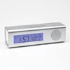 KH-CL119 Modern LCD Electric Desk Calendar FM Radio Travel Alarm Clock Flashlight