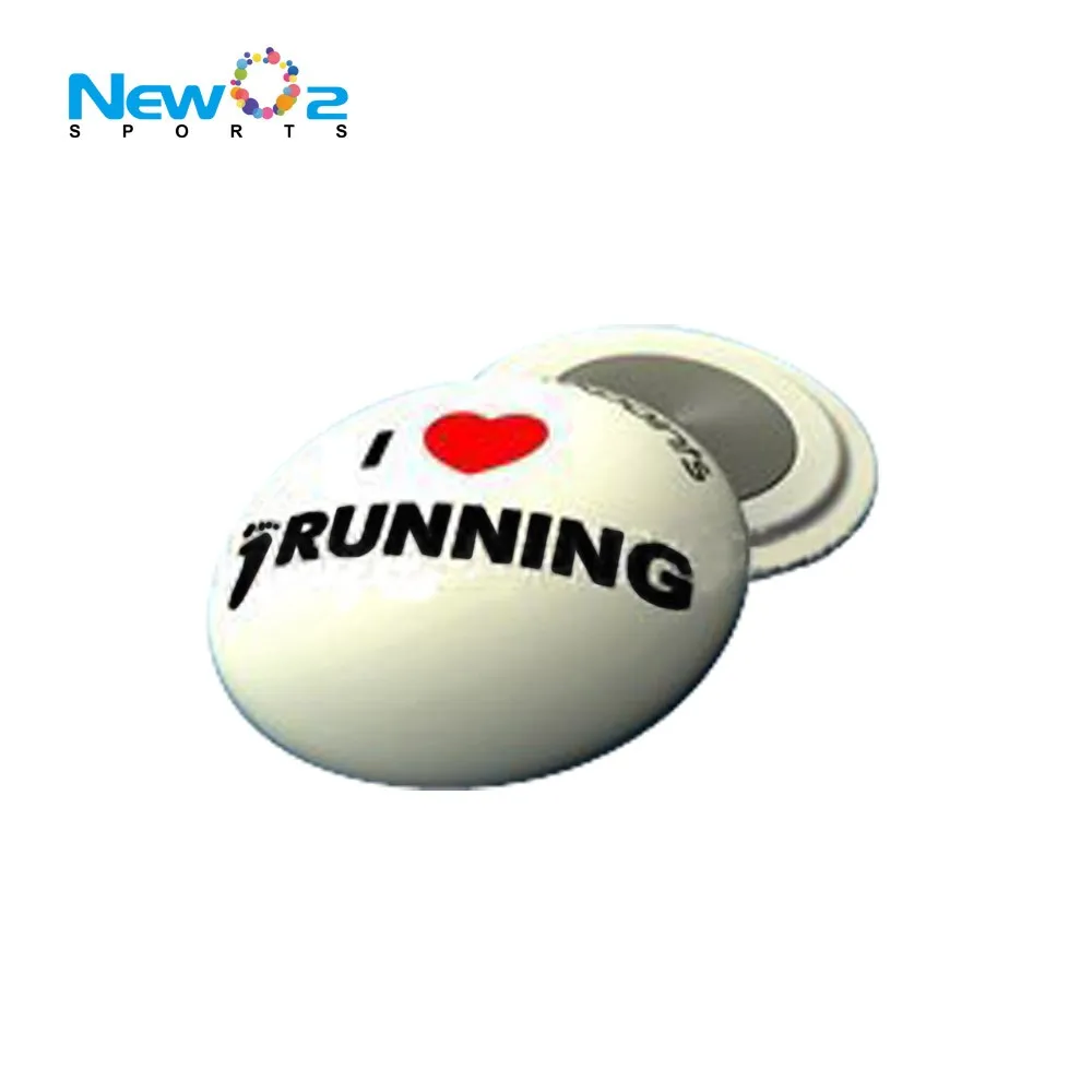 Triathlon Running Race Number Bib Holder Button Marathon Magnets Bib