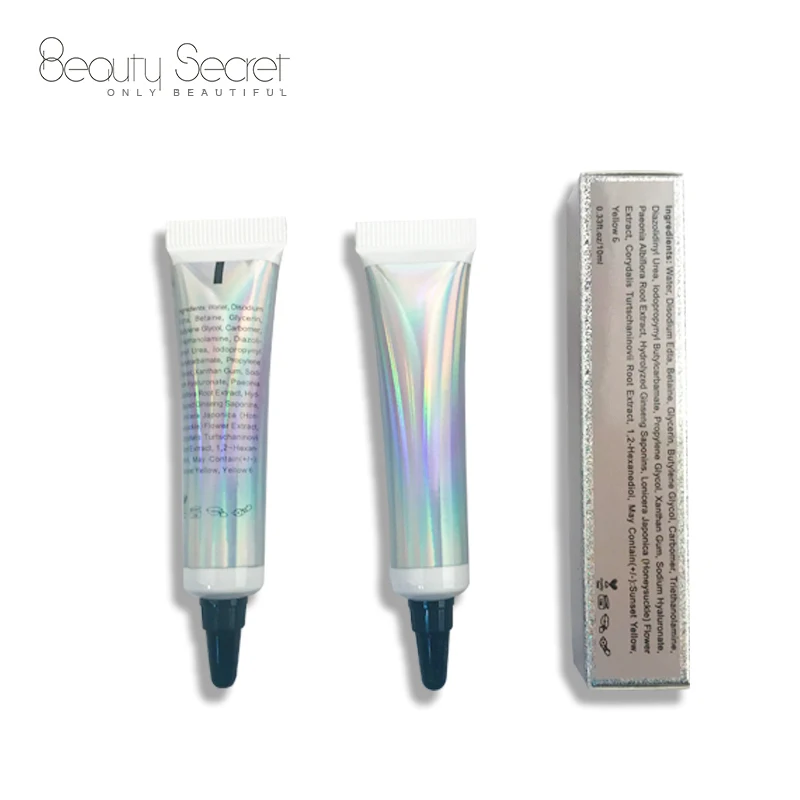 

Hot selling cosmetics custom logo glitter glue makeup glitter primer for lip or eye