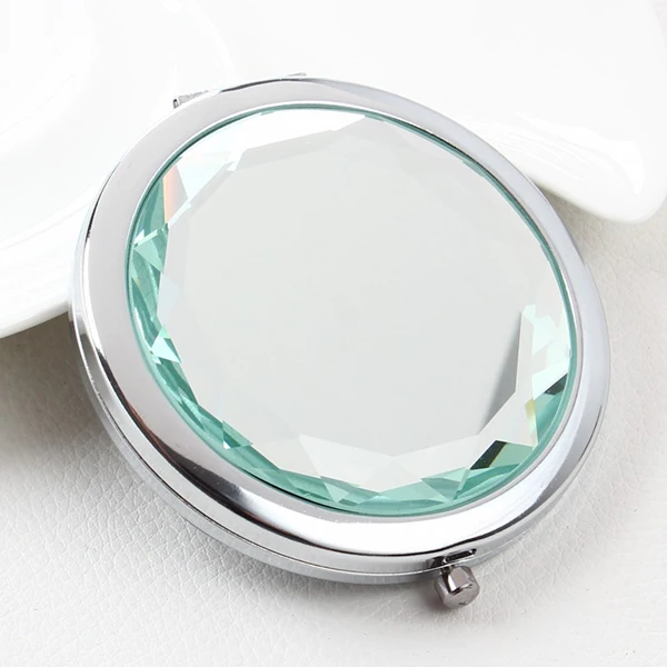 Cheap Crystal Pocket Mirror Or Compact Mirror Or Cosmetic Mirror Buy 
