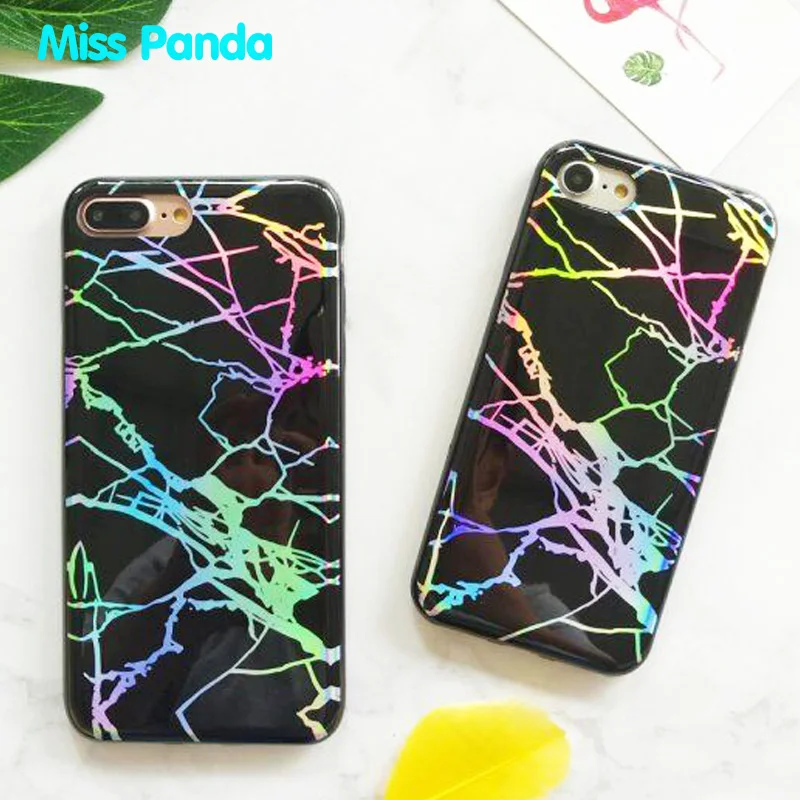 

Cheap laser shiny marble for iphone case rainbow marble cell phone case cover for iphone6 6s plus 7 7 plus stock, Like website shown