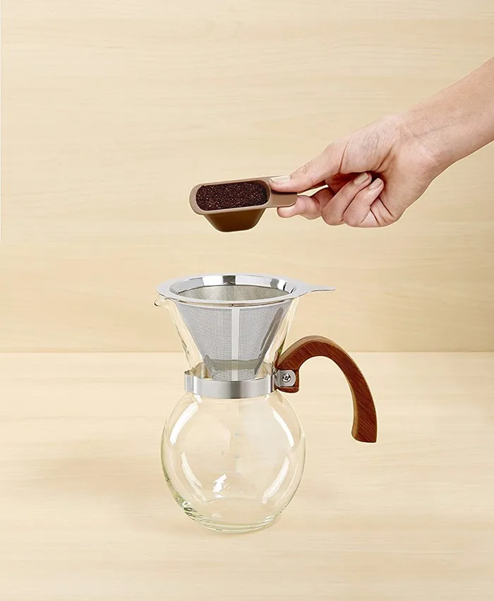 Japanese Style Slow Drip Coffee With Stainless Steel Filter High