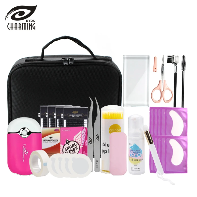 

Profession eyelash extension kit for professional beautician eyelash extension tool kit bag, N/a