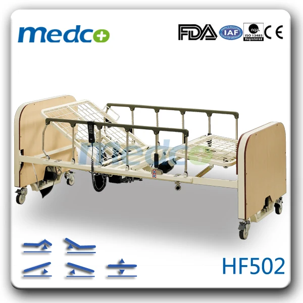 MED-HF501 Five functions electric foldable homecare bed