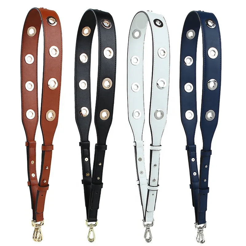 

Meetee B-S304 Handbag Accessories Gold Hardware Ring Messenger Bag Wide Adjustable Shoulder Strap, Color
