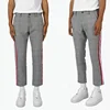 OEM hign quality Grandpa Track Trousers woven plaid pattern track men pants