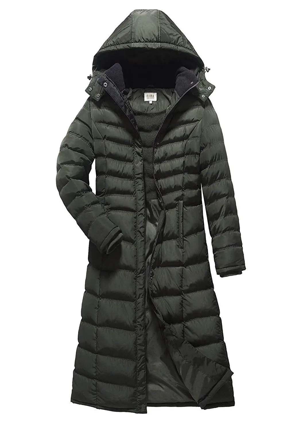 plus size maxi puffer coats