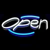 Battery Powered 24hours LED open neon sign for shop decoration