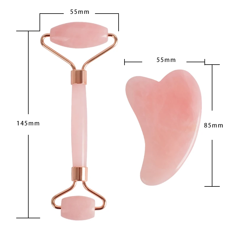 
Premium quality Natural Massage jade roller and Gua Sha for face 