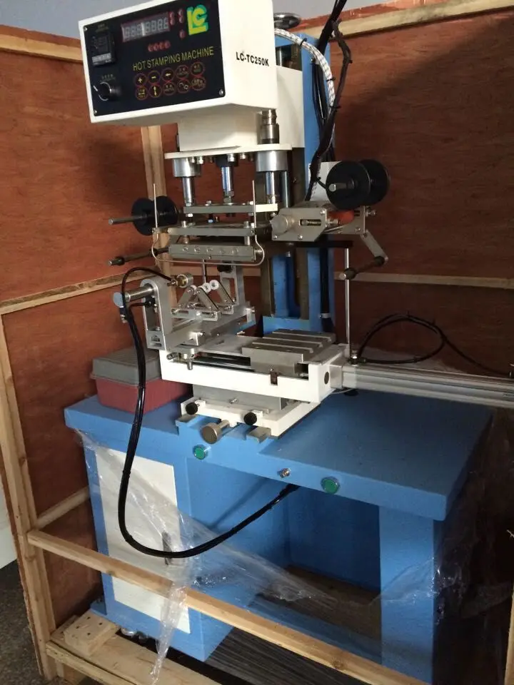 Round Glass Hot Stamping Machine Plastic Bottle Hot Foil Stamping