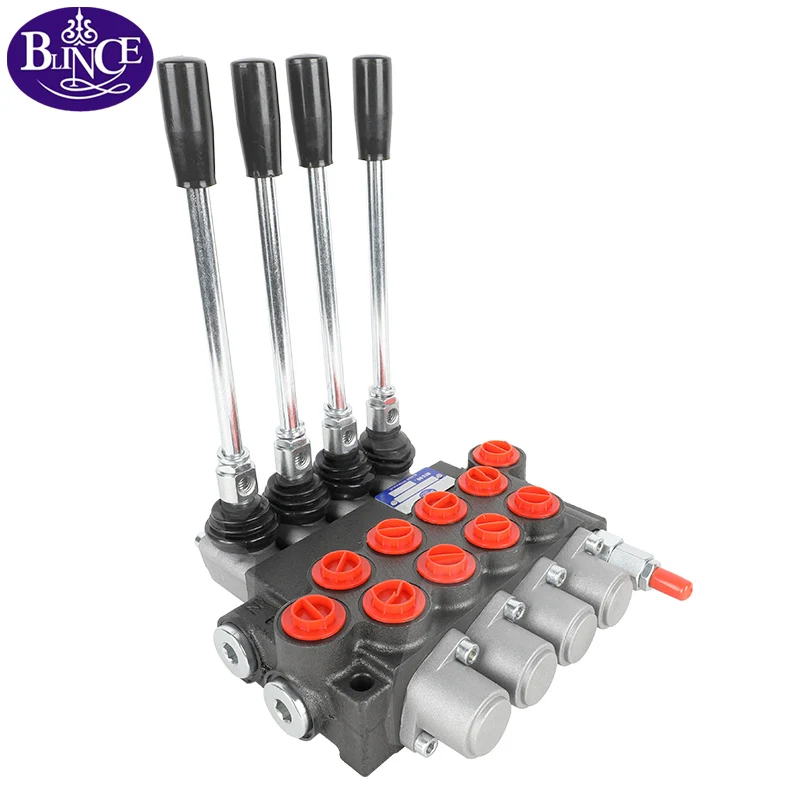 Fully Stocked 5 Spools 40lpm Dump Truck Proportional Hydraulic