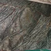 Antique rainforest green marble forest black