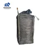 1000 kg ventilated black potato mesh FIBC bulk bag, Sun Block high UV treated safety factor 5:1