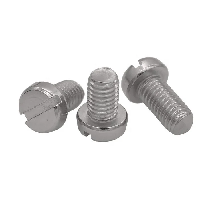 
Stainless Steel Slotted CheeseHead Screws DIN84 