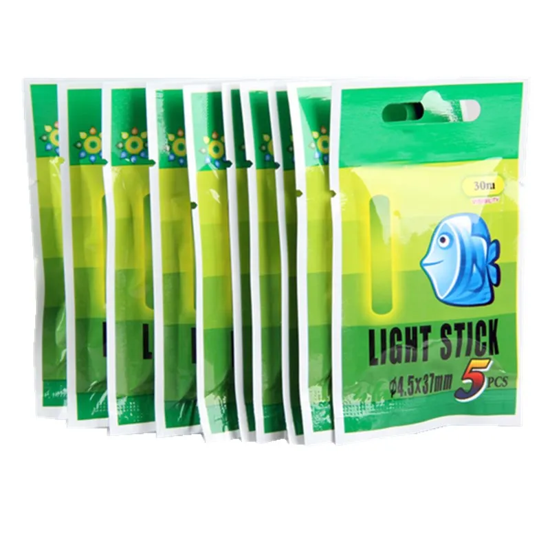 

Lot 10Bag  Fishing Float Fluorescent Light Stick Light Night Float Rod Lights Dark Glow Stick for Fishing Party