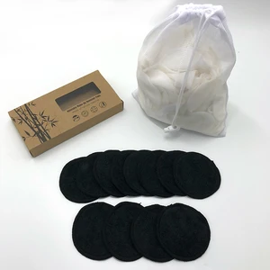 50 Set Free Shipping  Reusable Facial Round Bamboo Makeup Removal Pads