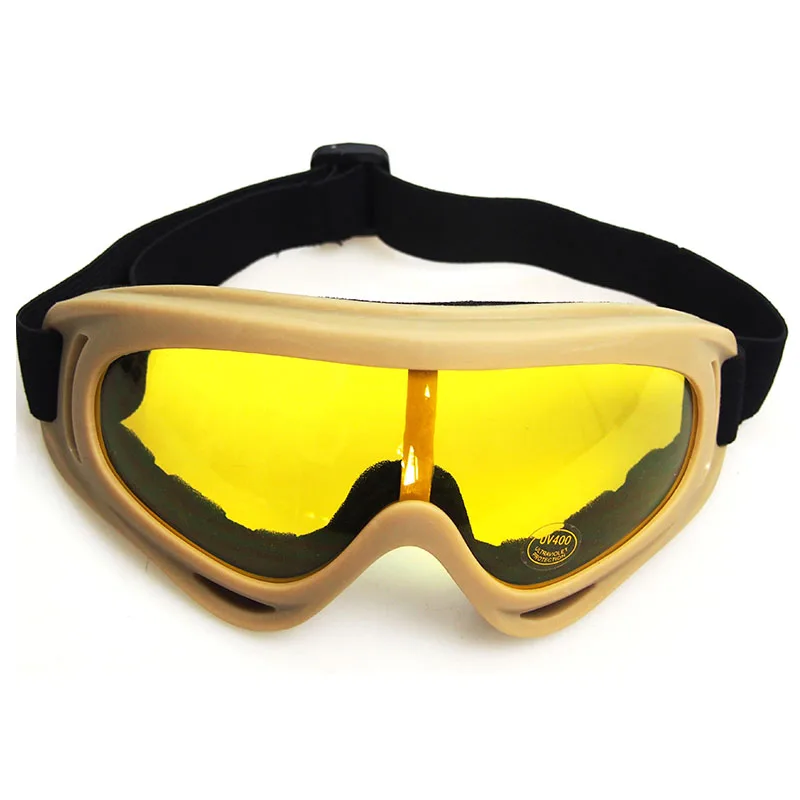 X400 High quality competitive price wind anti dust military tactical snow boarding goggles