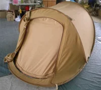 

2019 double layer Pop up Cotton Canvas tent for Saudi Arabia