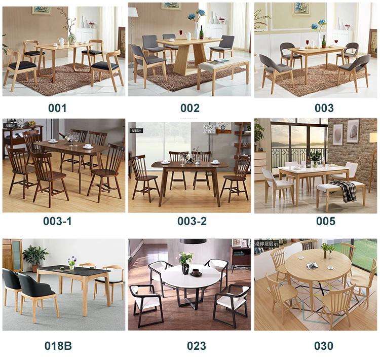 High quality dining table wooden dining table and chairs
