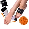 Adjustable Elastic Copper Compression Wrap Foot Arch Support Sleeve Brace