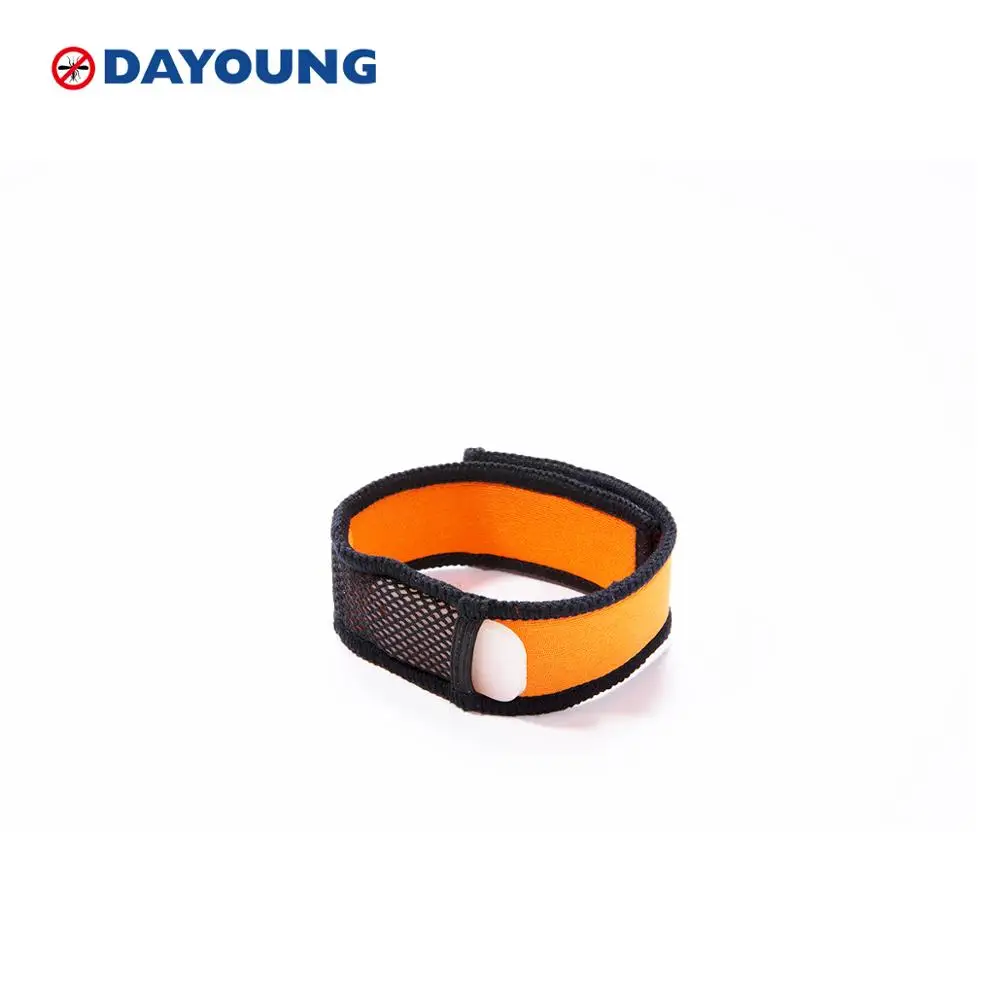 

Eco-friendly Pest Control Natural Essence Oil Mosquito Repellent Bracelet Insect Repellent Wristband, Yellow,orange,blue,black,red,green