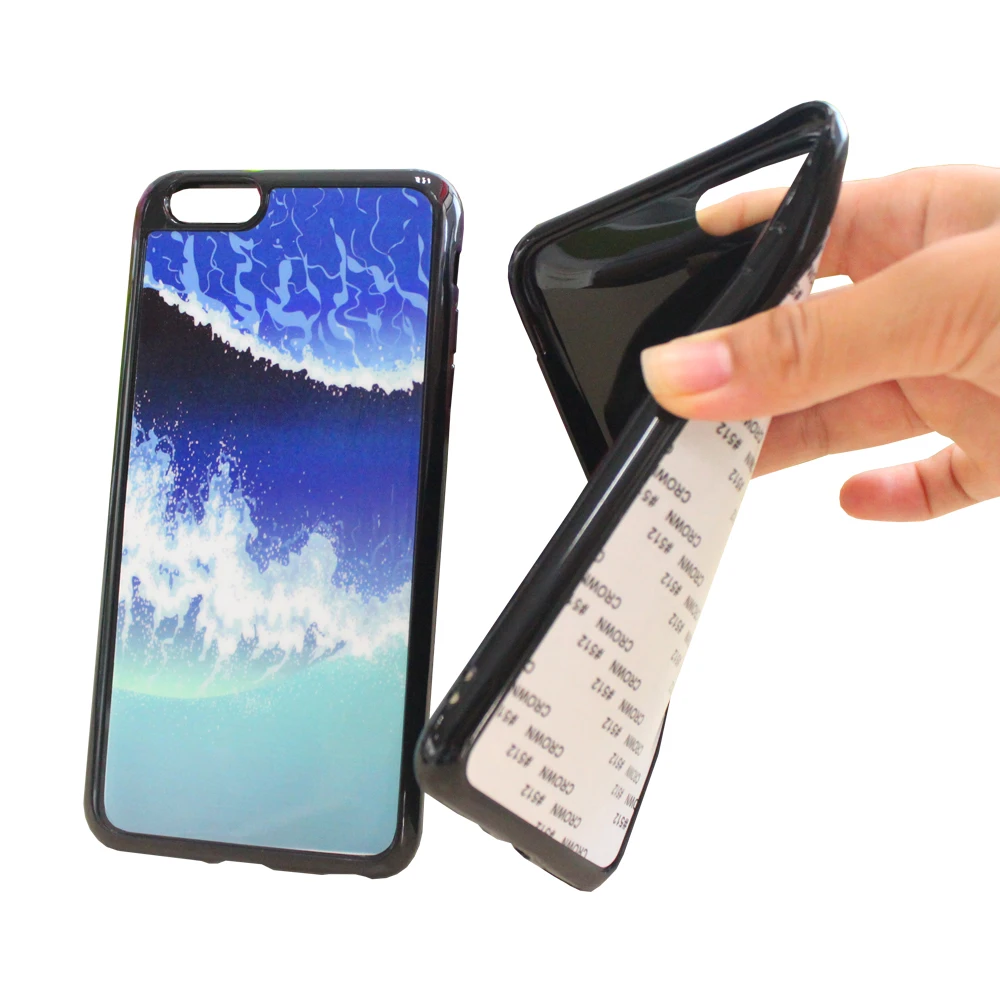 

100pcs/pack Customise 3D sublimation heat transfer phone case, White/black/transparent