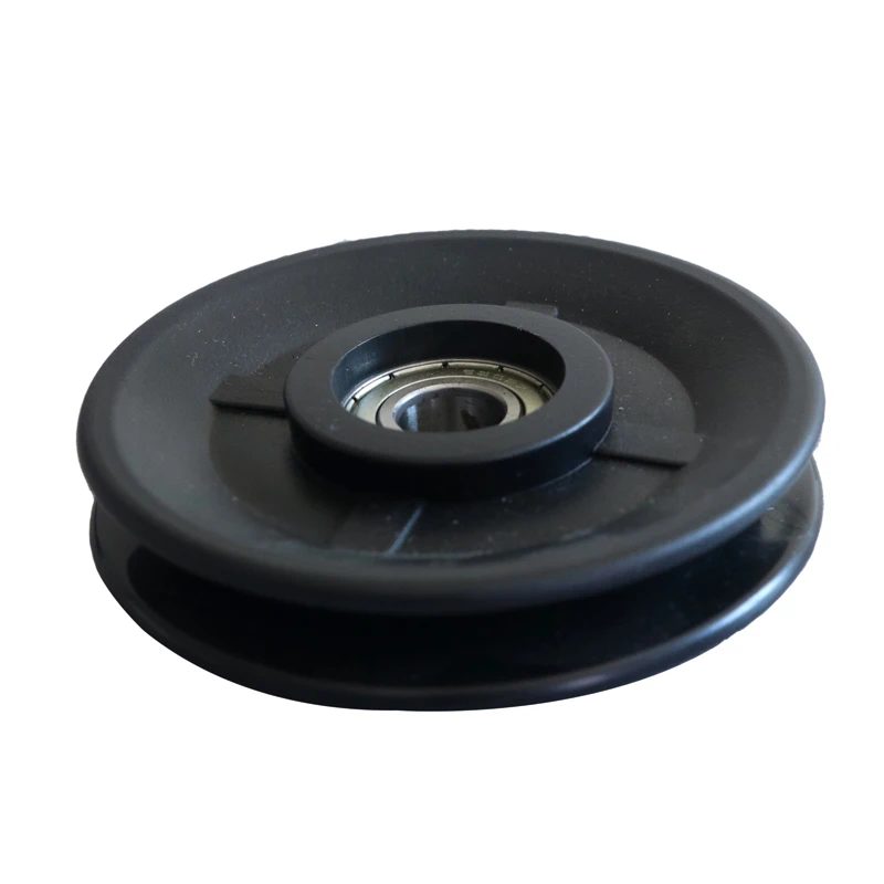 

gym equipment parts weight lifting pulley with plastic cable pulley wheels