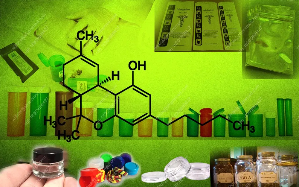 rx prescription dispensary vials medical weed bottle