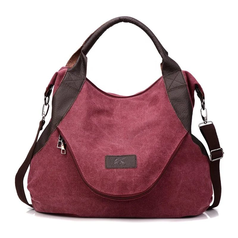 

Large Capacity Retro Shoulder Bags Casual Canvas Tote Handbags Messenger Bags