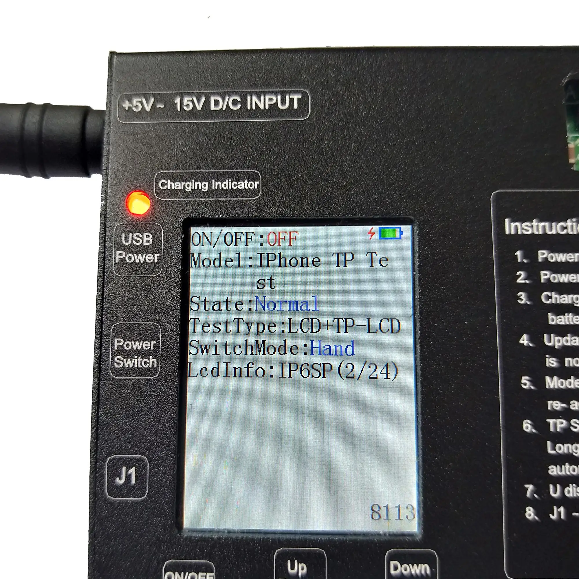 6 In 1 Lcd Display & Digitizer Touch Screen Test Board Lcd Tester For