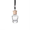 7ml transparent glass vial custom shape bottle for essential oil packaging