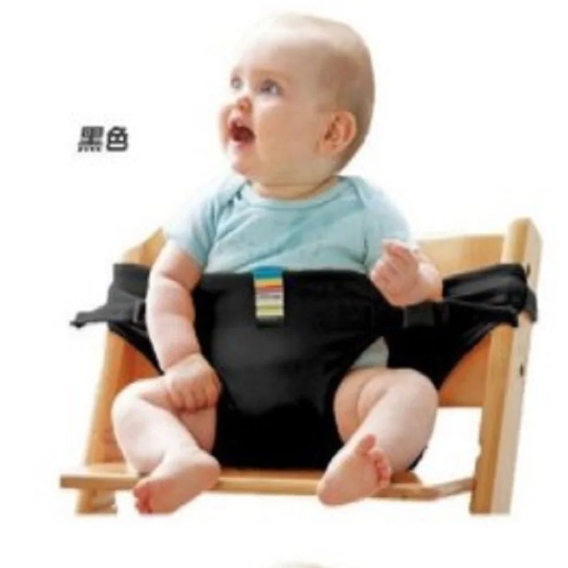 

Adjustable baby dining belt portable child seat safety belt for baby BB dining chair, Pink;yellow;red;purple;khaki;green;blue;black