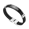 Loverly Design woven leather bracelet supplier brand bangle promotion hot selling 2018
