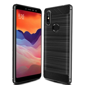 2019 Trending carbon fibre carbon fibre tpu phone case For xiaomi redmi Y2 fancy mobile phone covers