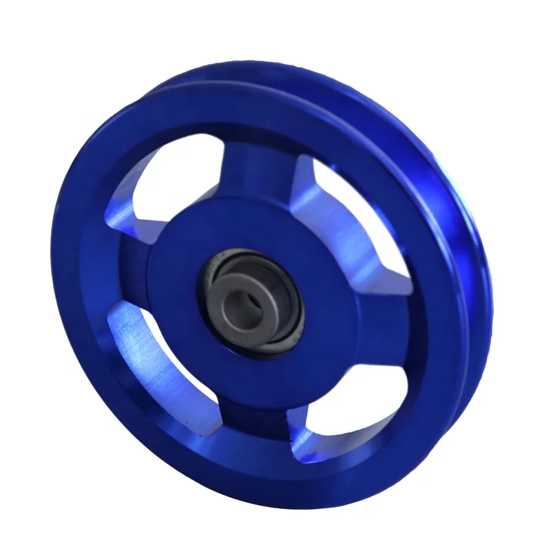 Aluminum Cable Pulley Black Bearing Wheel Cable Gym Equipment Parts Buy Gym Pulley,Cable