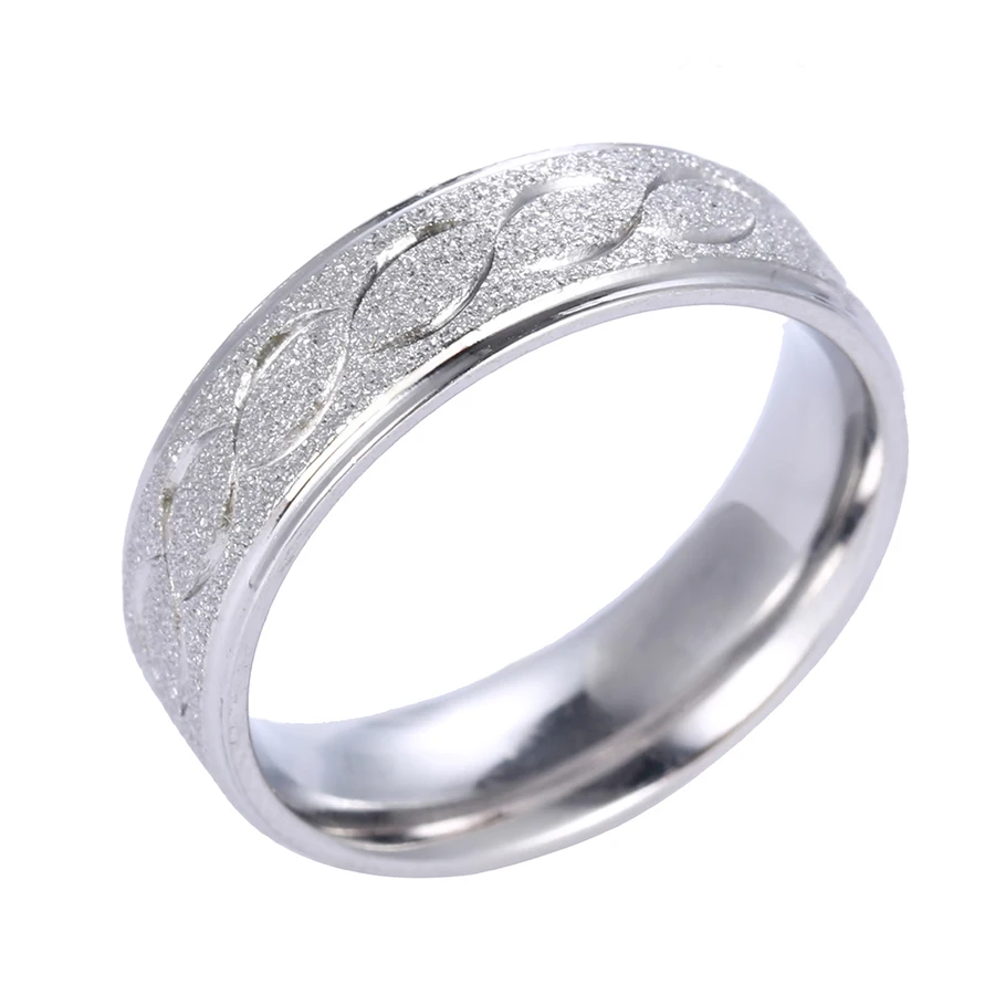 

14900 xuping silver simple style Pattern Stainless Steel high quality fashion ring, Silver color