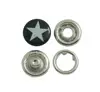 custom printed cap prong ring snap buttons for baby clothing