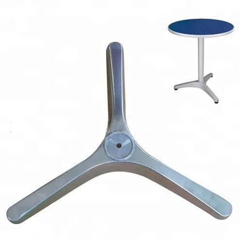 space age chair leg design aluminum table