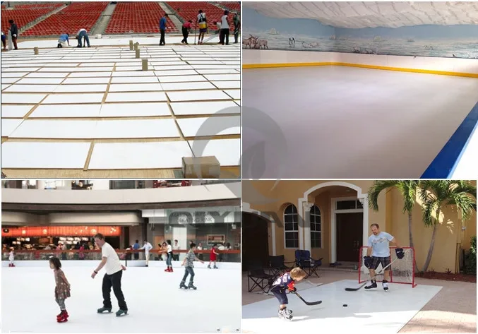 Pista De Hielo Para El Patio Trasero De Pista De Hielo De Cerca Las