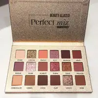

Private Label Make Up Cosmetics Glitter Eyeshadow Palette With Your Own Brand Eyeshadow Palette