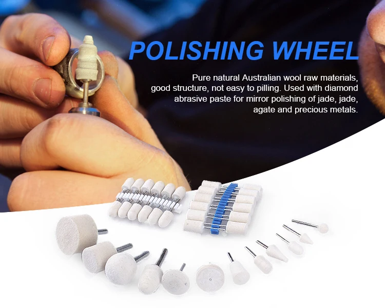 Customized Size Wool Felt Bobs Grinding Wheel Buy 6mm Wool Felt