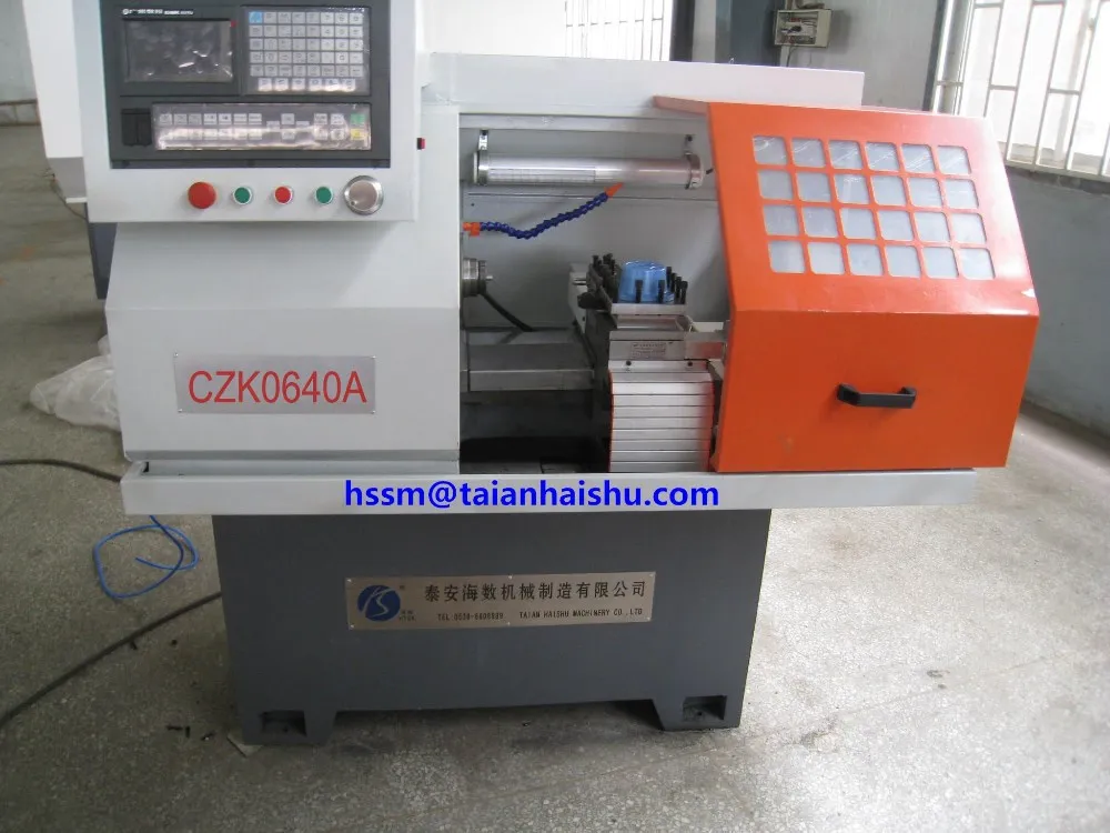  China mesin bubut Mini CZK0640A cnc bubut bor pabrik keran 