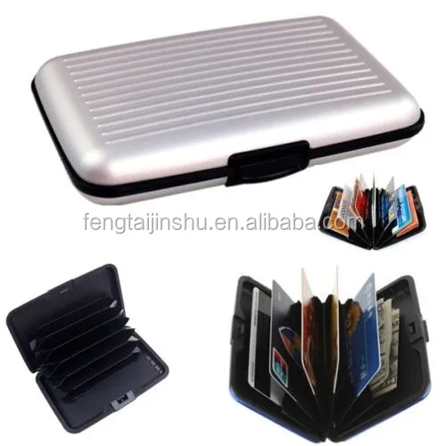 Aluminum Metal Wallet Case Credit Card Id Holder Waterproof Wallet