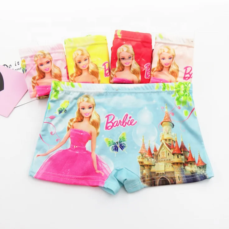 high quality underwear four corners middle large snow princess legend milk silk cartoon kids panties